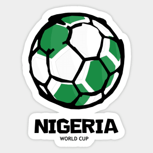 Nigeria Football Country Flag Sticker